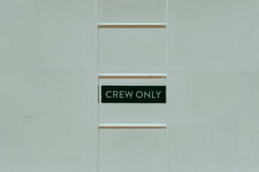 "Crew only"
